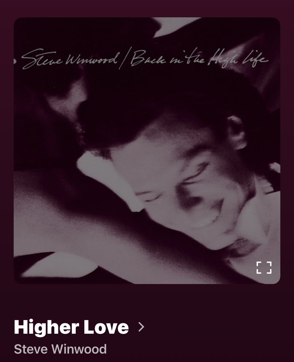 DaniHealz333's tweet image. ❤️💫🎶✨”Higher Love” Steve Winwood (1986) #stevewinwood #latenightjams #music #oldschool #fyp