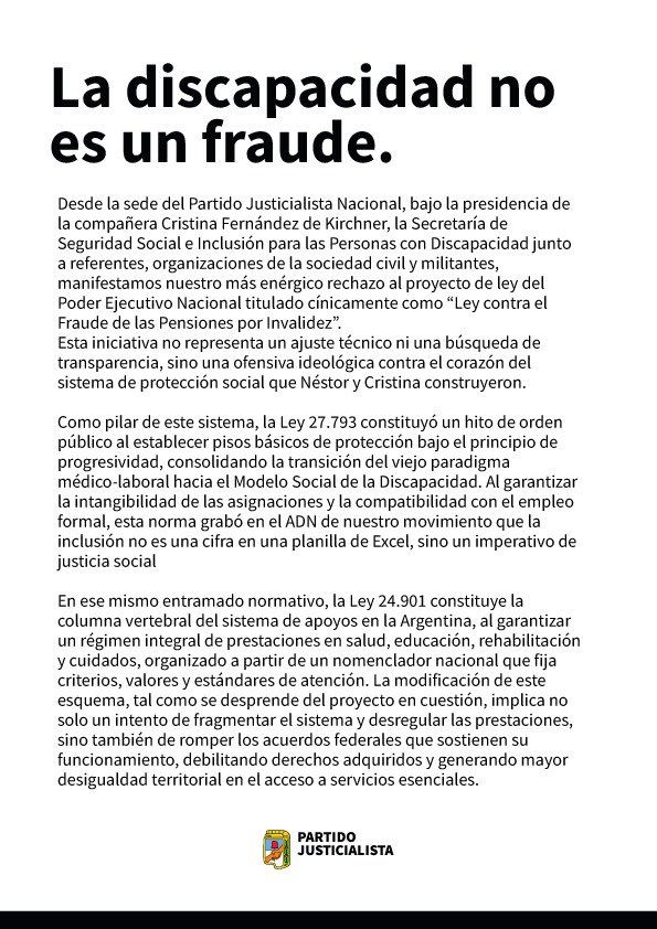 Partido Justicialista tweet media