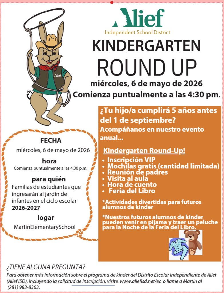 Martin_Mustangs's tweet photo. Reminder: Happening tomorrow
🎒✨ Calling all future kindergarteners!
Join us for Kindergarten Round‑Up for the 2026-2027 school year. Meet staff, tour classrooms, and learn about life at Martin!
🗓 May 6 | ⏰ 4:30–6:00 | 📍 Martin Elementary 🍎 https://t.co/0Ml3szAbCi