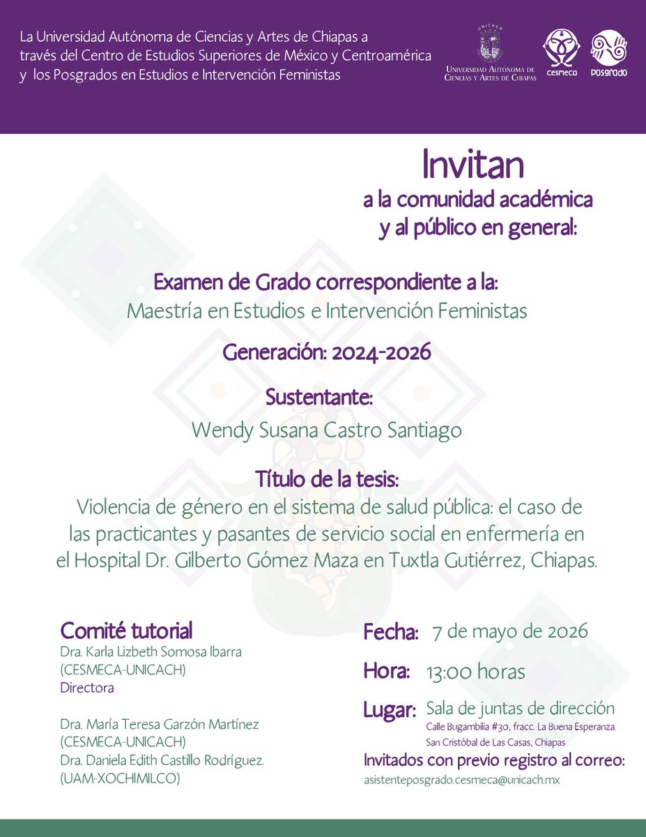 CESMECA tweet media