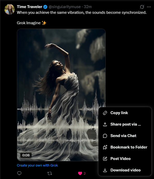 ETAis2min's tweet image. We are definitely vibrational beings. I could talk for hours about this. So could a guy name Mr Tesla. 

@imagine How about a button where people can allow to chare the Imagine code to copy this work. IE "Copy Imagine Code" The more collaboration the better... #INSPIRE If a