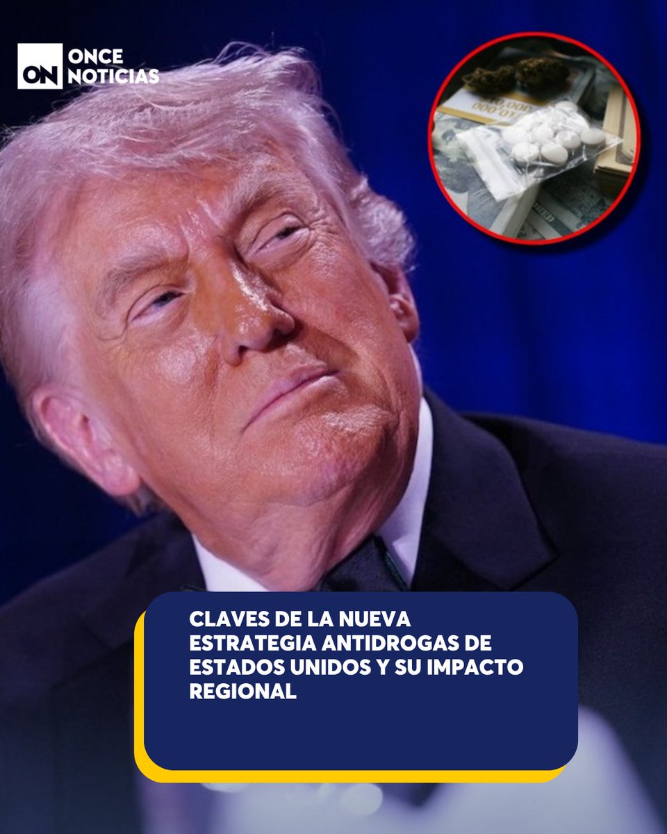 11_Noticias's tweet photo. 🚨La estrategia antidrogas Estados Unidos marca un giro: más sanciones, presión internacional y combate al fentanilo.
¿Cuáles son las opiniones desde Honduras?👉 https://t.co/tdSPhiJRoZ
#DonaldTrump #Estrategia #Antidrogas https://t.co/MHh437Ztmk