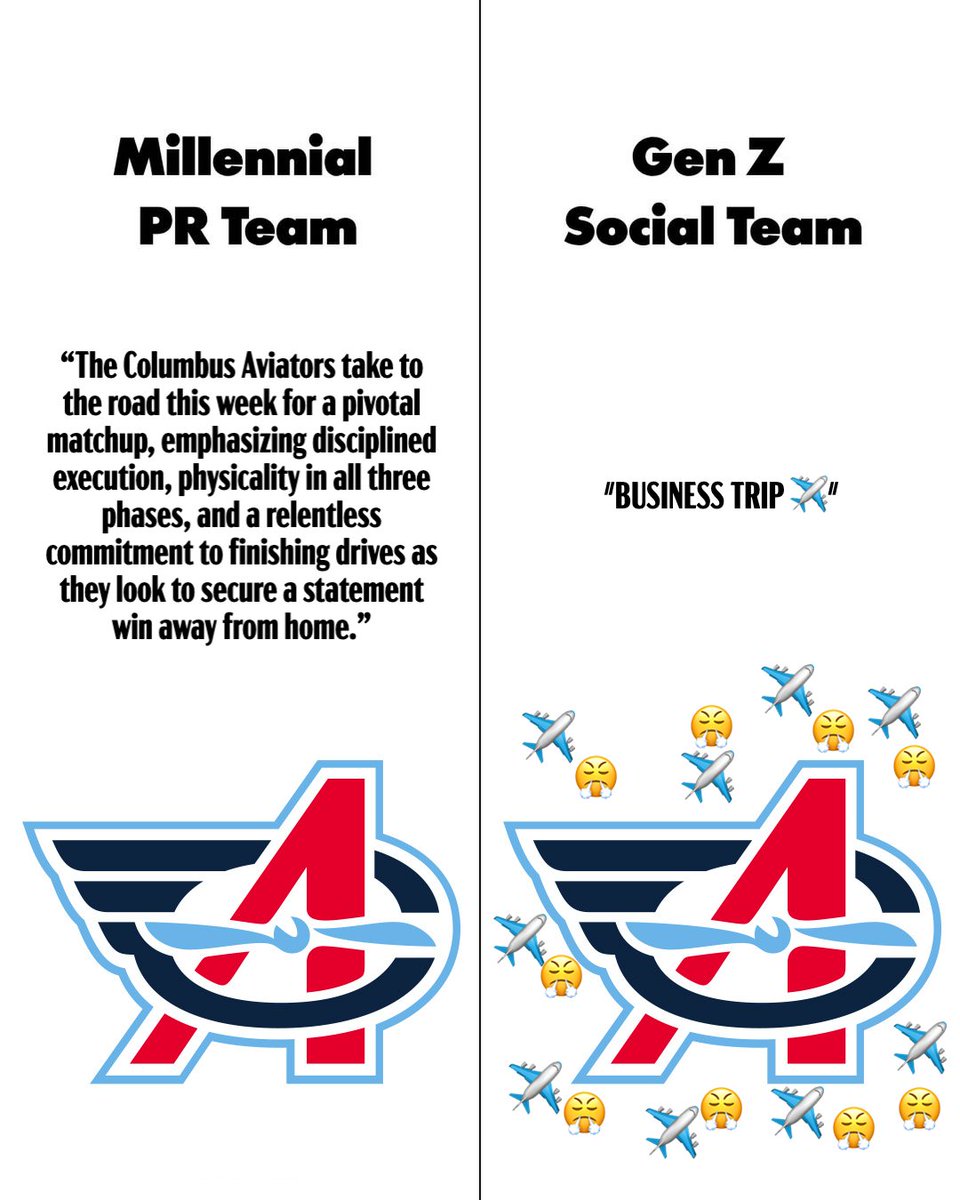 Columbus Aviators tweet media
