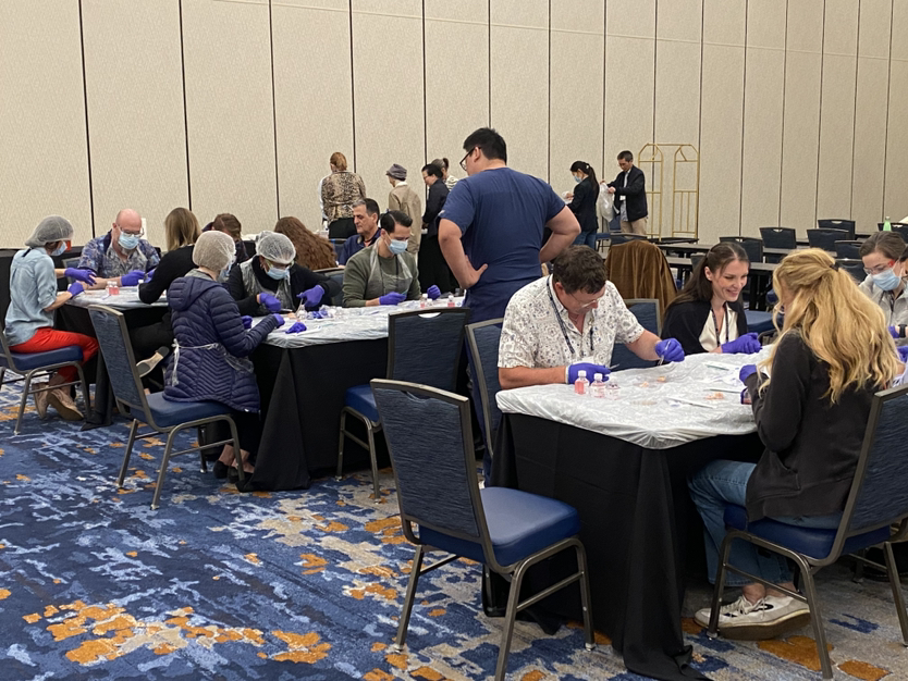 CollegeReproBio's tweet photo. We have entered the hands-on section of the CRB workshop! #AABCRB2026 https://t.co/76il95dsdc
