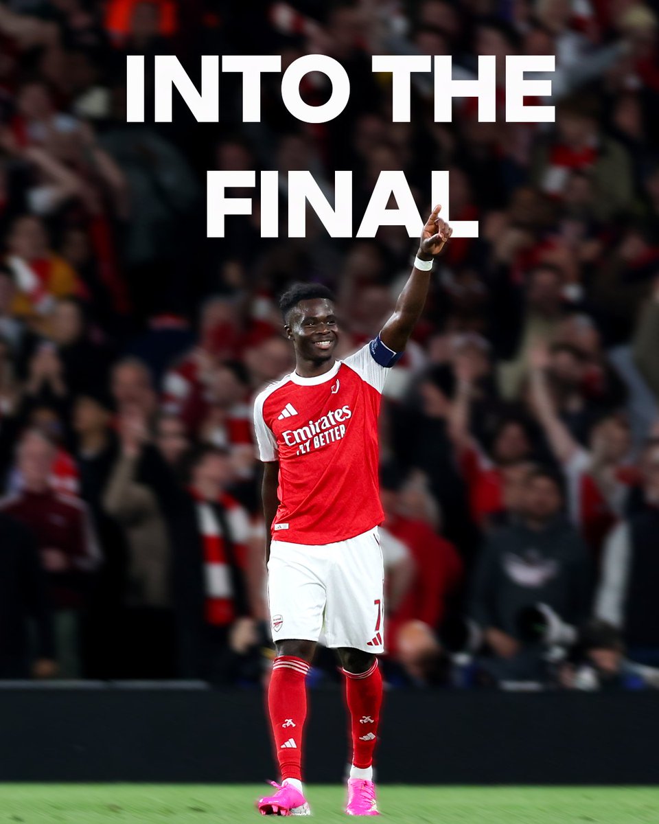Arsenal reach the Champions League final for the first time in 20 years 🔴

<a href="/Arsenal/">Arsenal</a>