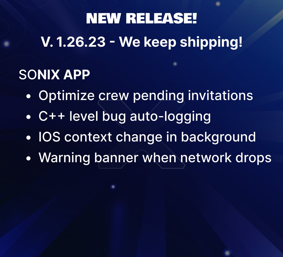 SONIX tweet media
