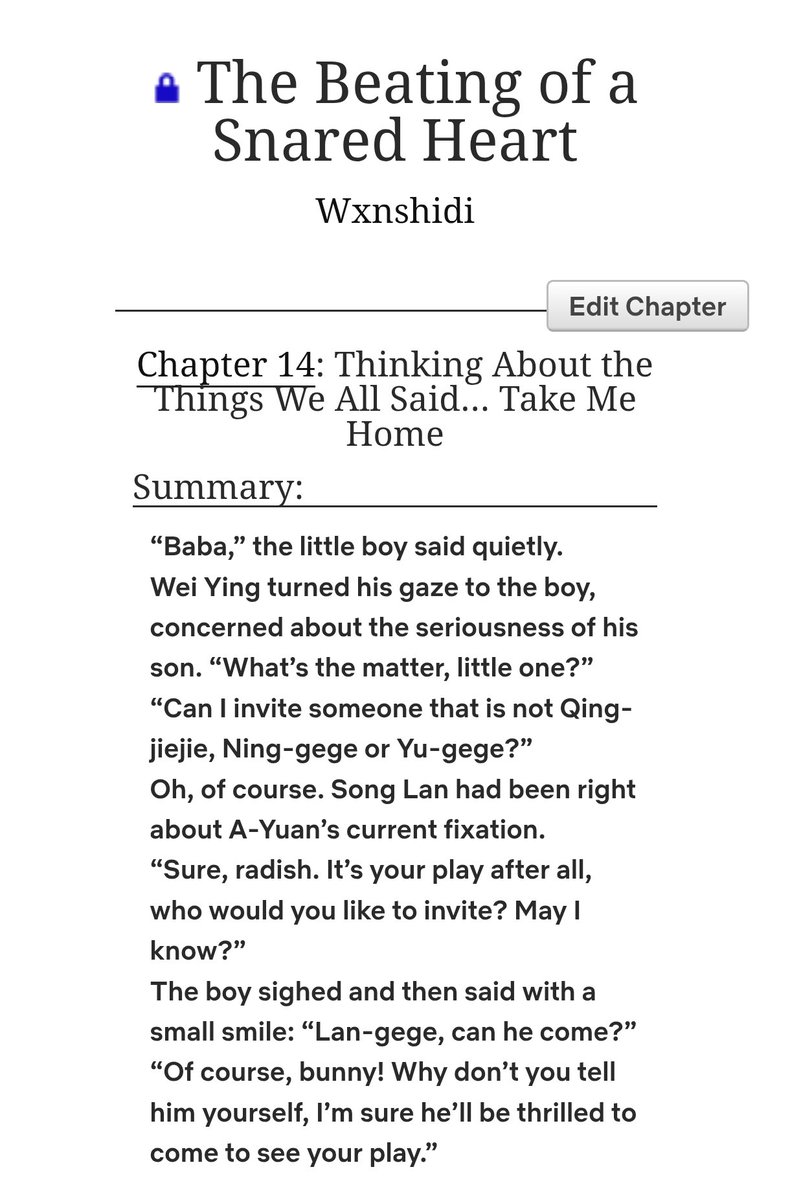 wangxiannb's tweet photo. New ch coming up of my fic. 
💔 We get to see a glimpse of wys past
♥️👥 Wangxian getting closer
✍️ Writer lz getting to work 
Watch for the cw 
Enjoy! #mdzs #modernau https://t.co/VD9tVb6Li9