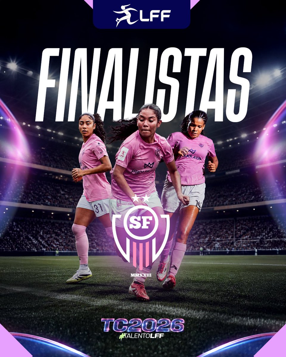 lffpanama's tweet photo. ¡SANTA FE A LA GRAN FINAL! 🔥

El Santa Fe se convirtió en el primer equipo clasificado a la final del Torneo Clausura 2026 de la LFF. 👍⚽

¡Felicidades Santa Fe! 👏

Impulsando un nuevo nivel ✨ 

#TalentoLFF https://t.co/pK6yIDL8jR