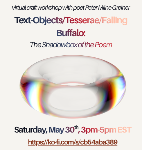 salt__tooth's tweet photo. Excited to share that our poetry workshop is hosting a pay-what-you-can craft class!!

Even if poetry isn't your main practice, I encourage you to give it a try. It will be a weird, wonderful, generative space - perfect for any creative✨

Sign up here: https://t.co/Oyu8Y6GenY https://t.co/QE9rDwHFiB