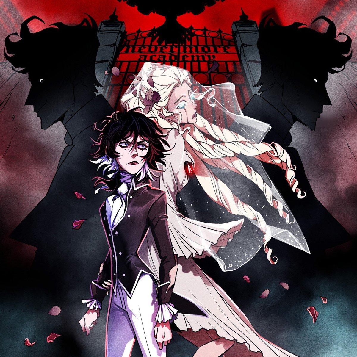 lunar_amphy's tweet photo. woah hello everypony this kinda did numbers 

if you’re into doomed gothic lesbians i highly recommend nevermore on webtoon, which is a supernatural GL inspired by edgar allan poe’s poems! the story is very compelling with gorgeous artwork, one of my favorite series of all time https://t.co/OE84dA7b94