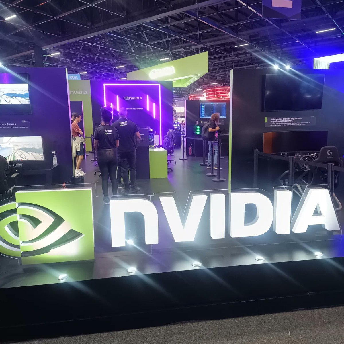 LiveStreamer_'s tweet photo. Stand: Nvidia
Evento: Gamescom 2026 

📸 4 momentos do espaço aqui no evento.

@NVIDIABrasil 

#nvidea #Gamescom2026 #BlogLiveStreamer https://t.co/A2IRy8meTL