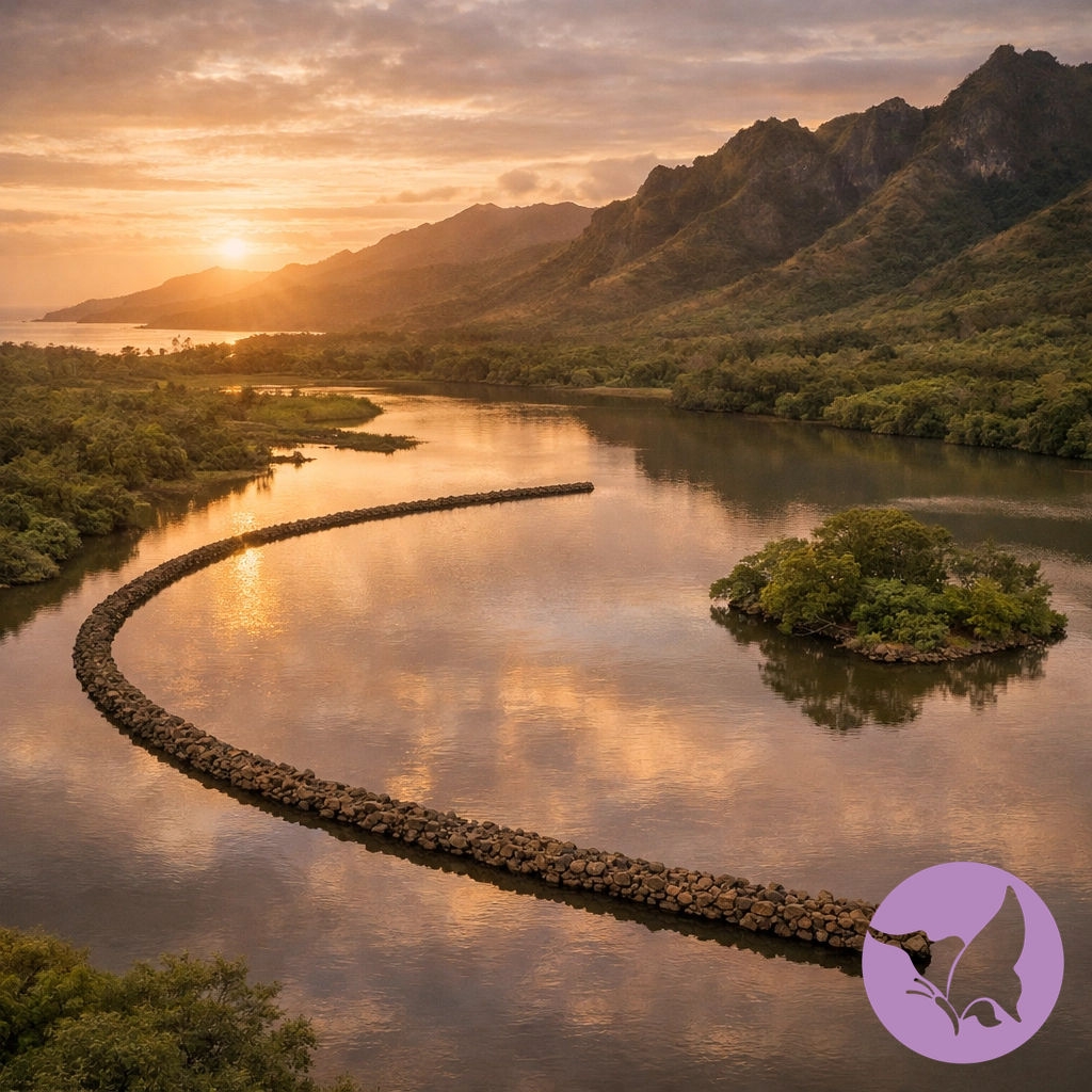 theEdgeMagazine's tweet image. Wonder why Kauai is calling? 🛖 Legend says the Menehune built the Alekoko Fishpond in one night! 🌙 Align with purpose and the impossible becomes possible. ✨ What miracles are you building? 🔗 amber-maier.mykajabi.com/aloha-heart-re… #Kauai #Spirit #Healing #Aloha #Magic