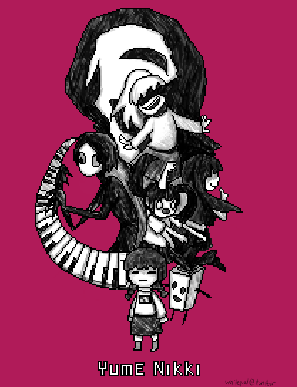 yumebooru's tweet photo. madotsuki, masada, monoe...(yumenikki)
Post №17524: https://t.co/7qYuYgc07t
Source: https://t.co/BGqbN5KXg1
Artist: nightmargin

#yumenikki https://t.co/iJuOeHTeEr