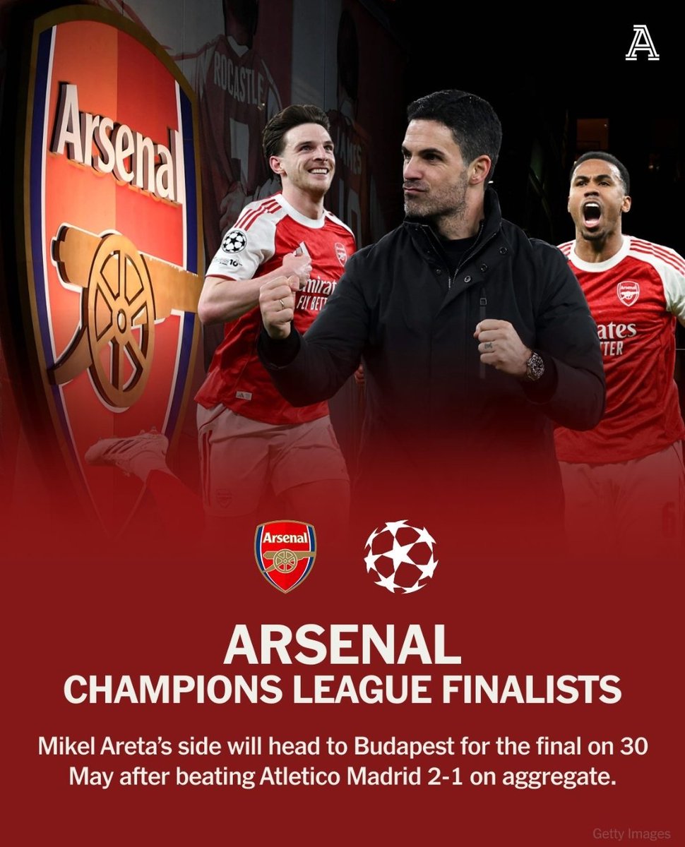 P_Monari's tweet photo. As a Man United fan, credit where it’s due. Arsenal have shown up. Finals wouldn’t be the same without them. If they win the UCL, then honestly… what miracle are people still waiting for? 😂 https://t.co/9WJWbYFBLU
