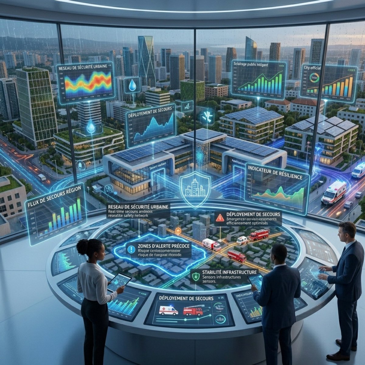 impactaiforall's tweet image. 🌍 Urban Vision: Tech au service de villes résilientes
Une smart city doit anticiper, protéger et réagir.
Avec la data :
1️⃣ Alertes précoces (inondations, risques)
2️⃣ Gestion de crise en temps réel 🚑🔥
3️⃣ Éclairage public intelligent 💡

#SmartCity #UrbanResilience #AI  #Tech