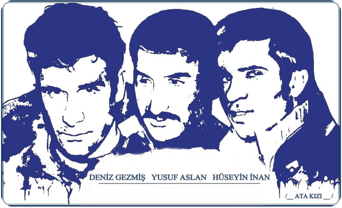 ATKZ35's tweet photo. “Karagücün korku dalında
Şu can topraktaki ÜÇ FİDAN ÖLÜ

Ve artık ölmezliğin son boyutundan
Göverir yeşil bahar yağmurlarında

DENİZGÜLÜ, YUSUFGÜLÜ, HÜSEYİNGÜLÜ

ÖLÜMDÜR KİMİLEYİN KAVGANIN TEK ÖDÜLÜ”

 TAHSİN SARAÇ

6 Mayıs 1972

#ÜçFidan
#DenizGezmiş
#YusufAslan
#Hüseyinİnan https://t.co/24znsuXsvm
