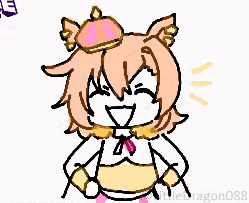 LittleDragon088's tweet photo. Played some more Gartic Phone and I could't resist drawing Opera #umamusume #TMOperaO https://t.co/cUwF43Nf7t