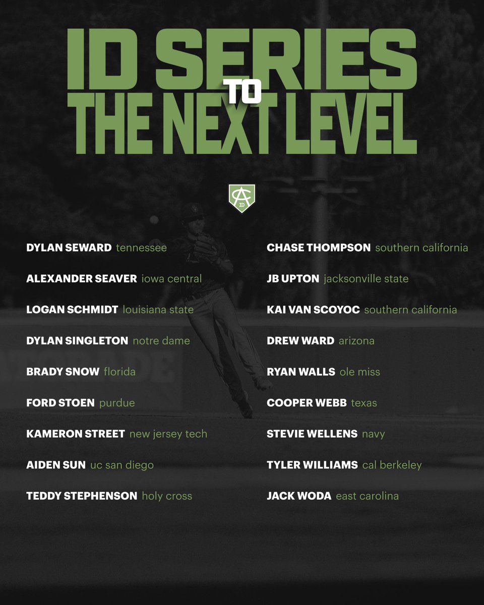 AreaCodeBSB's tweet photo. 𝗘𝗔𝗥𝗡𝗘𝗗. 𝗡𝗢𝗧 𝗚𝗜𝗩𝗘𝗡.

These ID Series athletes are moving on to the next level.

Register with the link in our bio. https://t.co/WH7b27Dj7Z