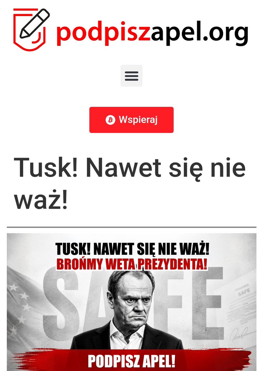 Podpisujemy i podajemy dalej‼️🇵🇱✌️#RT
