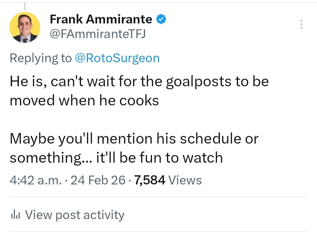 Frank Ammirante tweet media