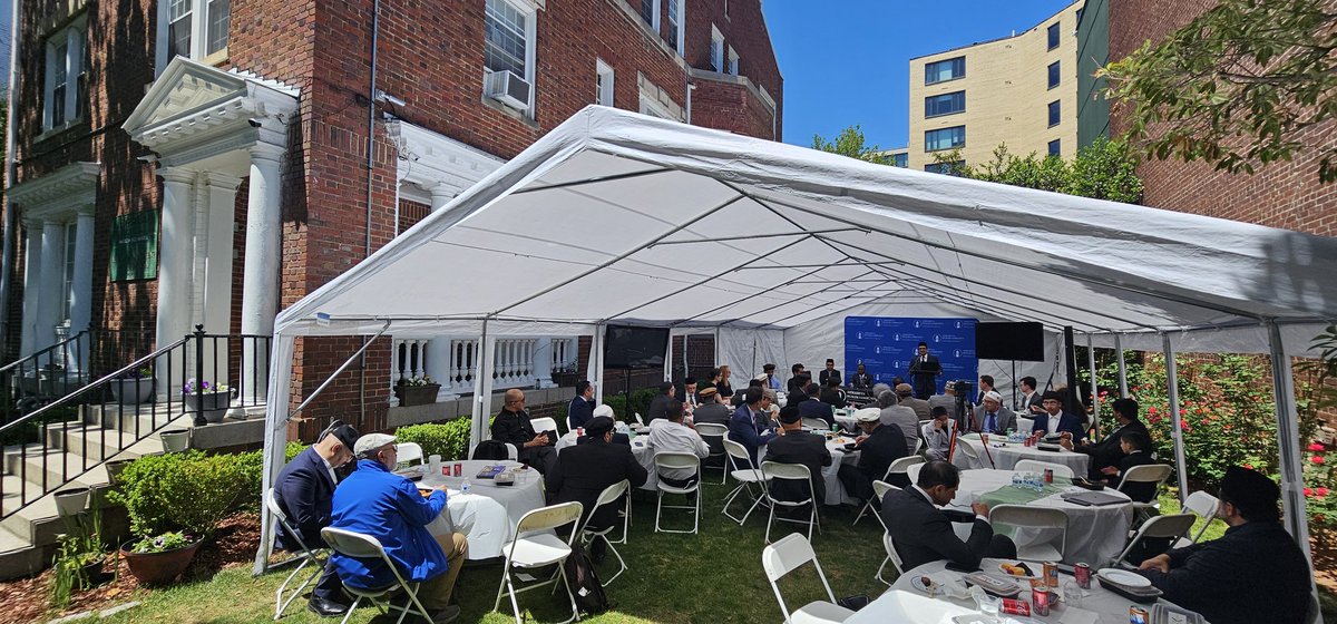 HadeeMosque's tweet photo. The Harrisburg Chapter of the Ahmadiyya Muslim Community was honored to join fellow advocates at Day on the Hill, championing religious freedom, raising awareness about the persecution of Ahmadis, and calling for a permanent ceasefire in Lebanon, Gaza, and Iran. The day included with a program and lunch at the historic Fazl Mosque. #trueislam Thank you @MikeKellyPA @RepMackenzie @RepSmucker for your wonderful staff taking the time to meet with us.