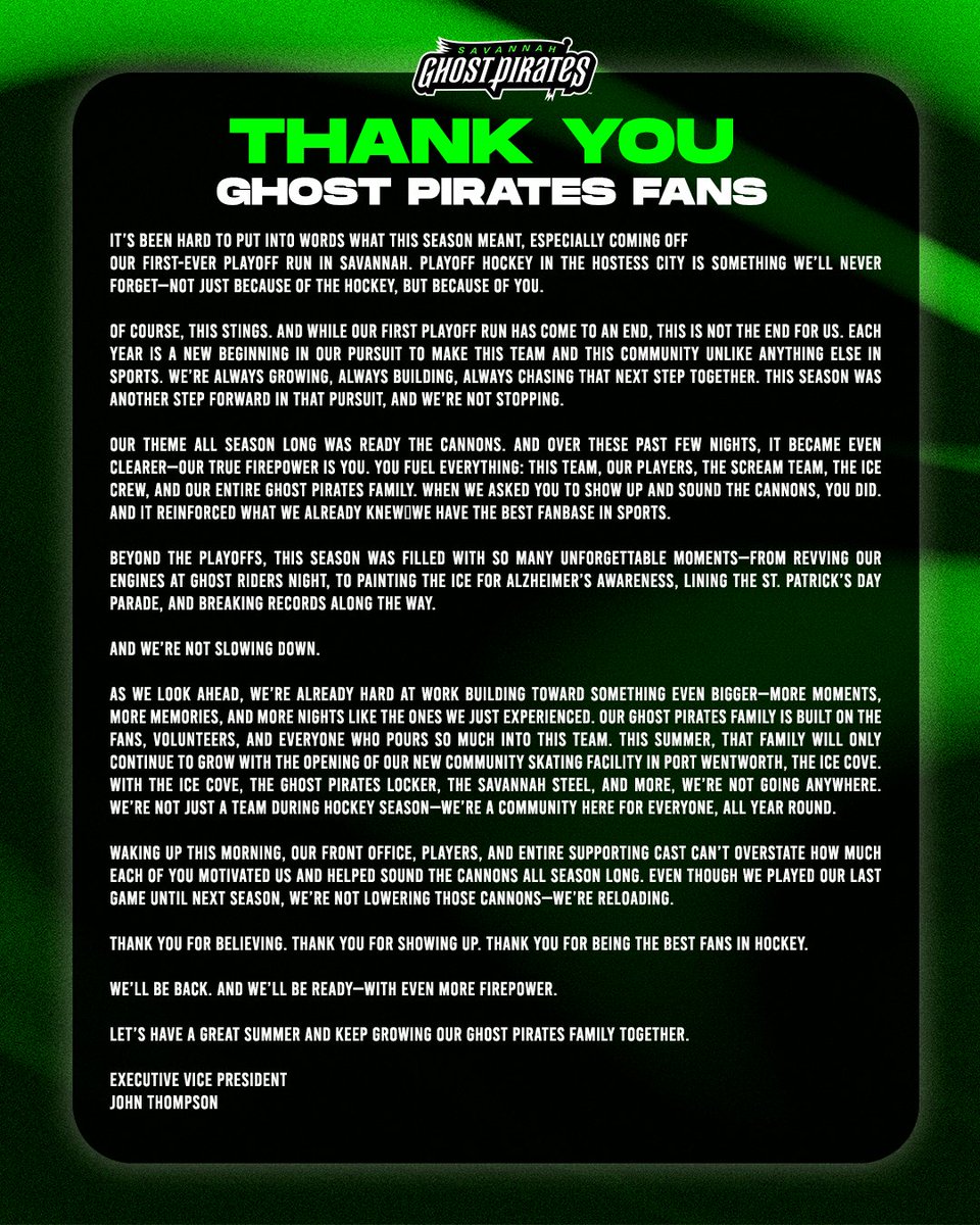 Savannah Ghost Pirates tweet media