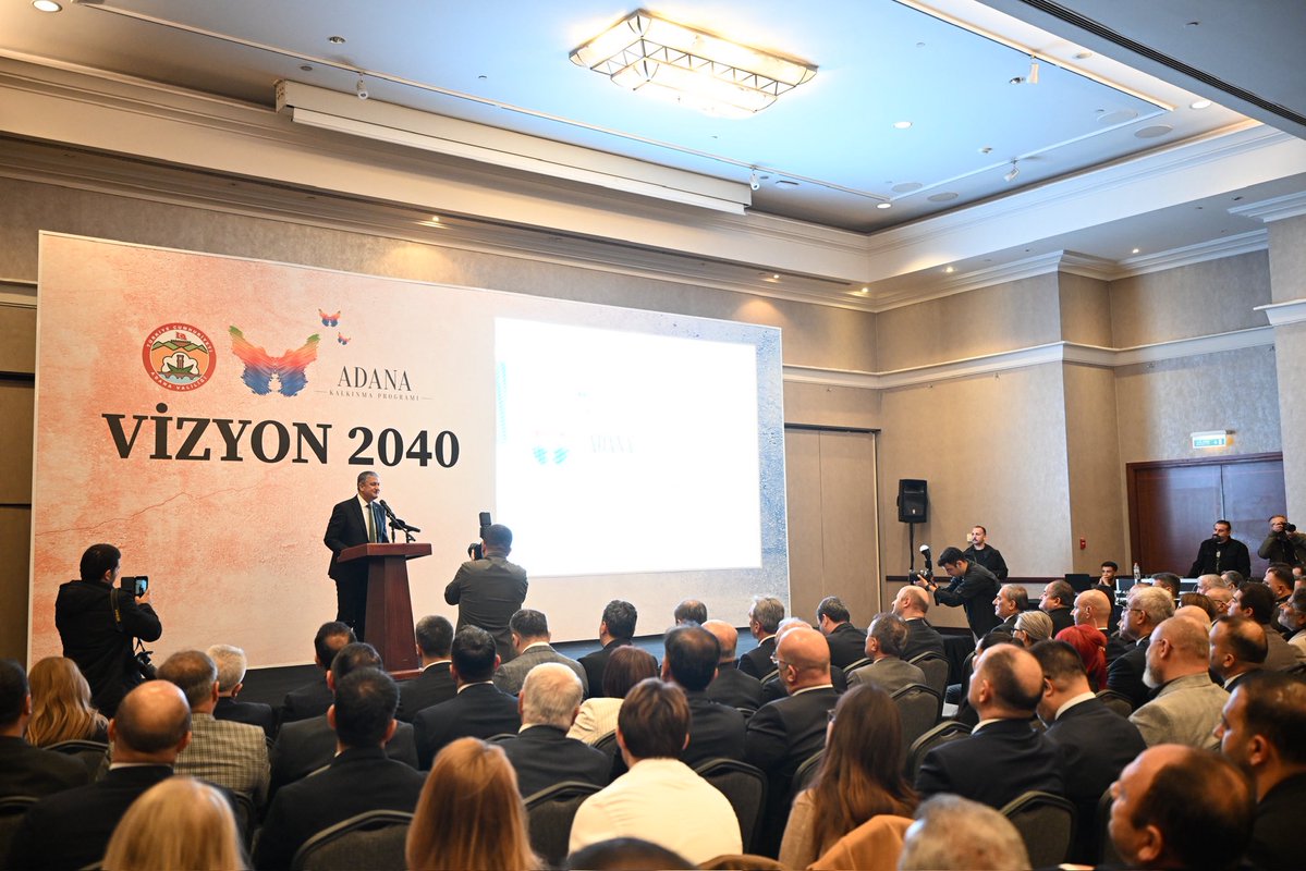 Adana’nın yarınlarını birlikte şekillendirmek için bugün önemli bir adım attık.

Sayın Valimiz Mustafa Yavuz’un himayelerinde gerçekleştirilen “Adana Kalkınma Programı Vizyon 2040 Çalıştayı”nda; şehrimizin geleceğine yön verecek fikirleri, projeleri ve hedefleri ortak akılla