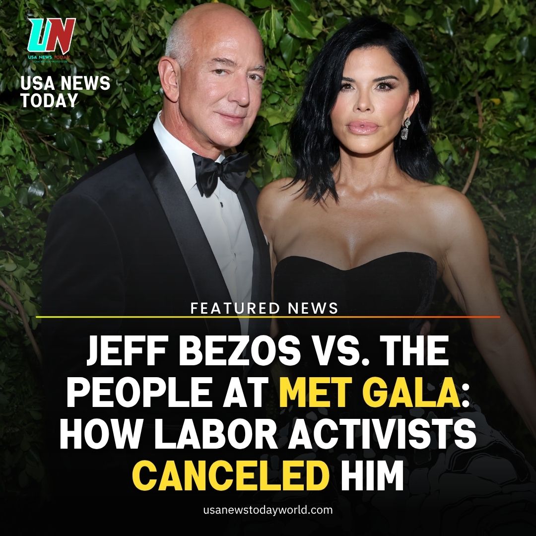 MissTatsuNee's tweet image. Jeff Bezos vs. The People at Met Gala 🚀 How Labor Activists Just Canceled The Billionaire Aesthetic In NYC! 🏛️ usanewstodayworld.com/2026/05/jeff-b…
.
.
.
#News #MetGala2026 #LaborIsArt #JeffBezos #AmazonWorkers #NYC #USANewsToday