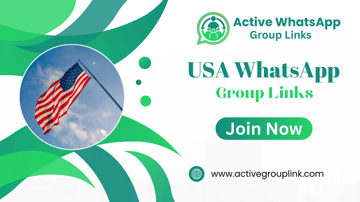 activegrouplink's tweet photo. 🔥 USA WhatsApp Group Links 🇺🇸  

✔ Active &amp; Working  
✔ Friendship &amp; Chat Groups  

#USA #WhatsAppGroups #GroupLinks #JoinNow #Trending #Viral https://t.co/tdj8DUoYZu