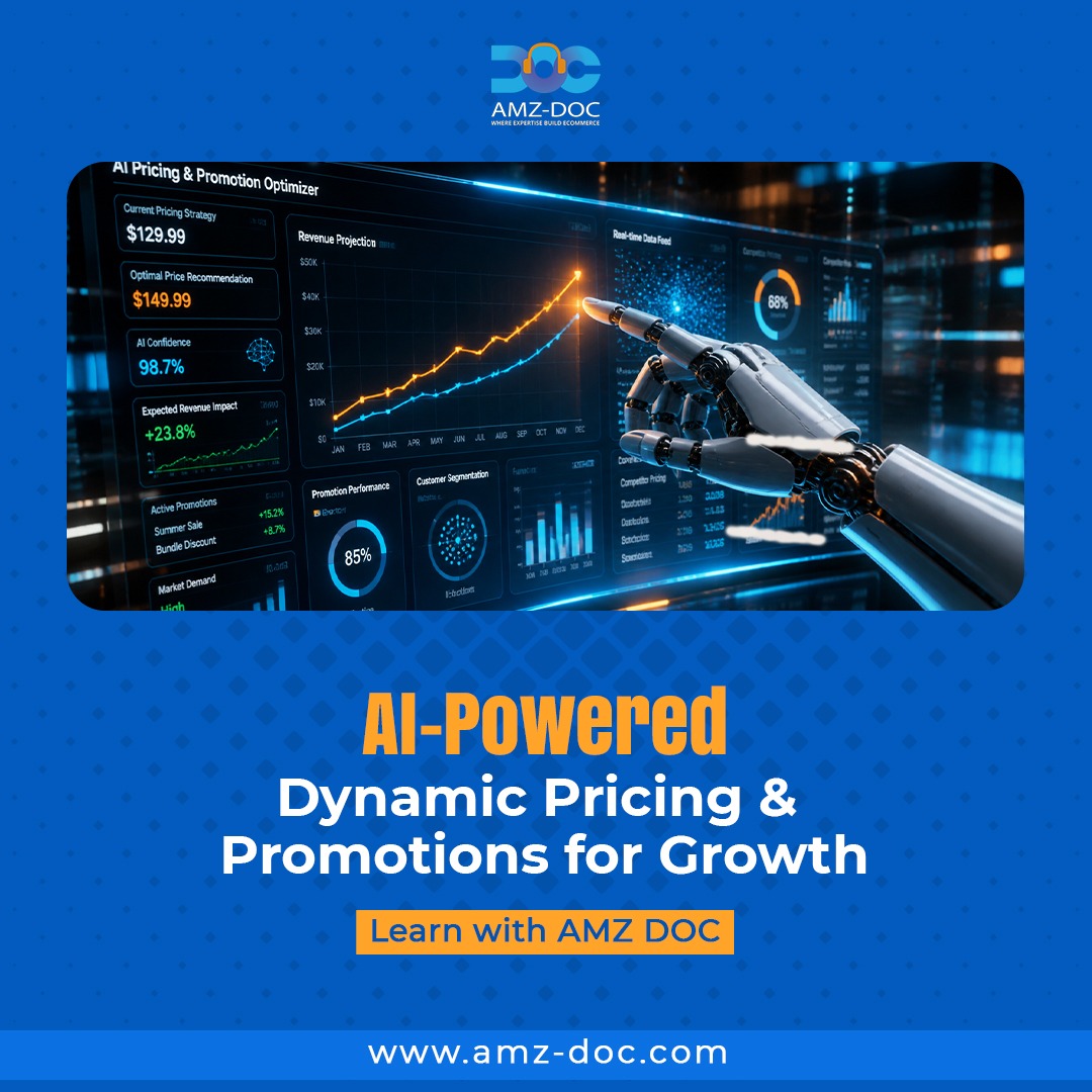 AMZDOC_VA's tweet photo. AI-powered dynamic pricing is transforming growth 🚀
Adjust prices &amp; promotions in real time based on demand, behavior &amp; competition.
Boost profits while delivering the right price at the right moment.
#AI #DynamicPricing #EcommerceGrowth https://t.co/Op5qlg2KO8