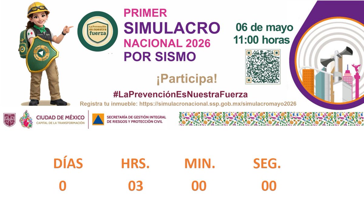 AlertaSísmica SASMEX tweet media