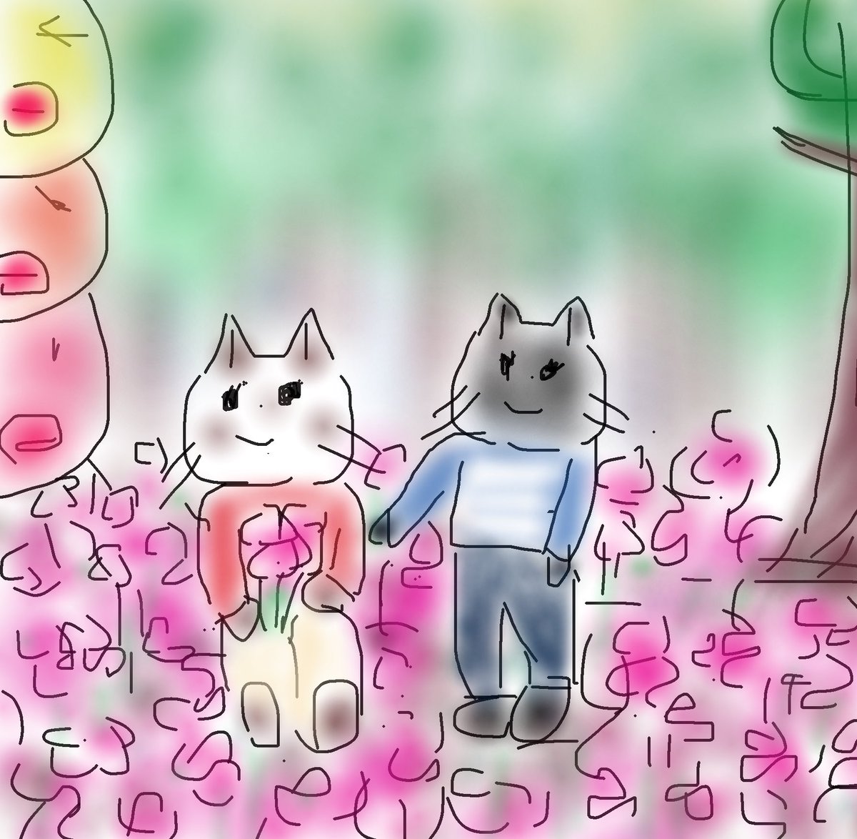 ねこ牛乳 tweet media