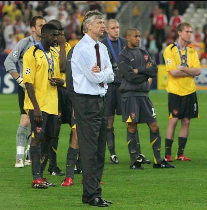 claver_kaz71345's tweet photo. Nyuma y'imyaka 20 ikipe ya Arsenal yongeye kugera ku mukino wa nyuma wa Finali wa UEFA CHAMPIONS LEAGUE.

2006 Arsenal yatsinzwe na Barcelona 2-1 ku mukino wa Finali.

Ibyananiye Umutoza Arsene Wenger 2006, bizakorwa n'umutoza Mikel Arteta bwa mbere kuri Arsenal? https://t.co/TJFj8EgYA8