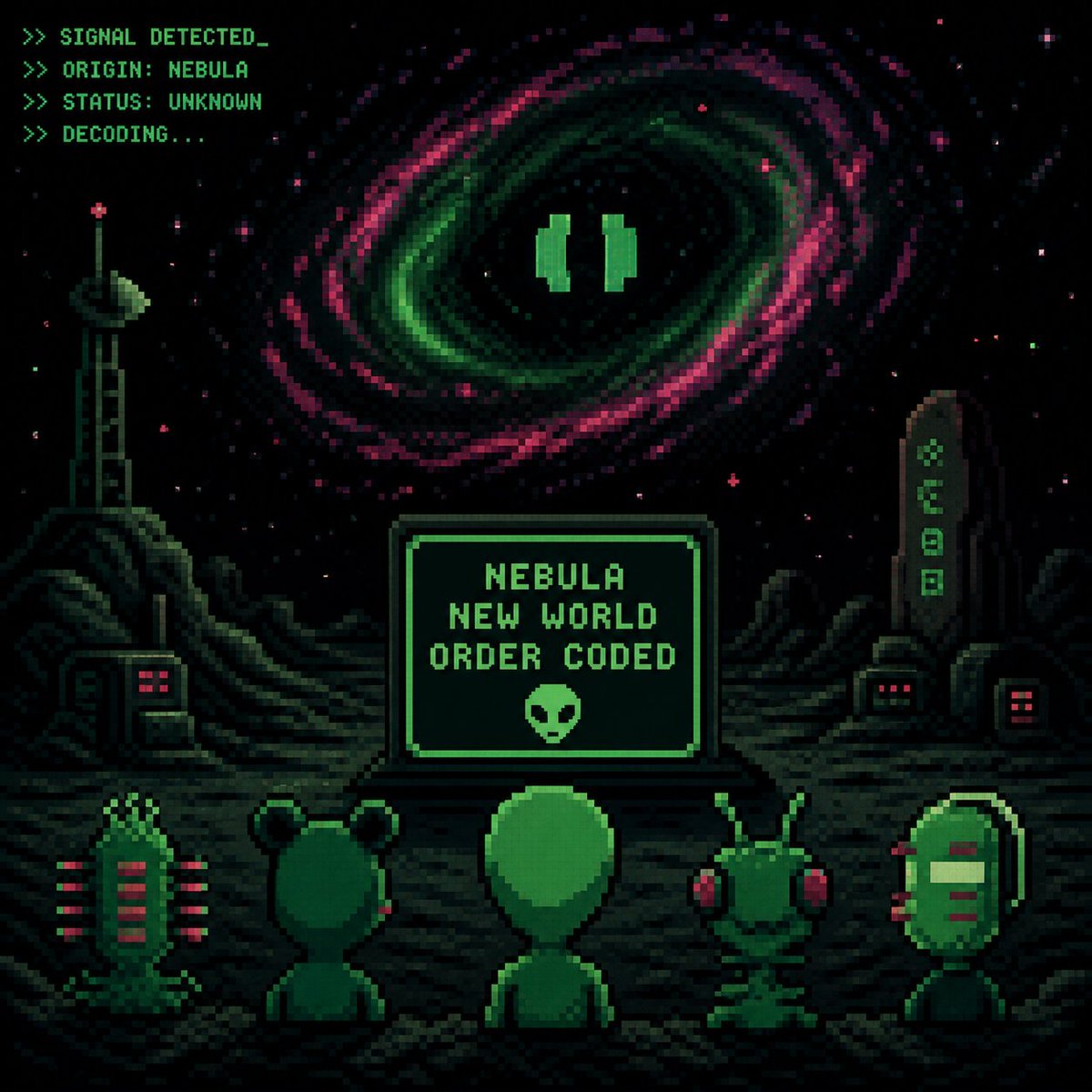 Azoz6980's tweet photo. Congrats @nebula_bits for 2k followers 👽 https://t.co/IXjDfMjjIz