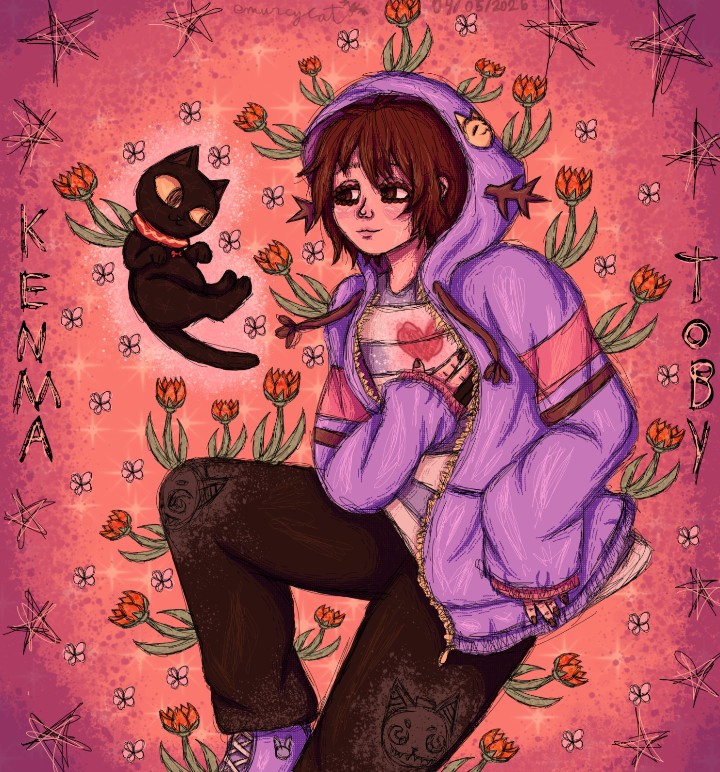 murcycat2's tweet photo. Inspirado un poco en uno de sus dibujos antiguos aunque solo me quedé con la sudadera jaja 

#fanart #digitalart #art @zeroareazero https://t.co/j0tYgNYKX2