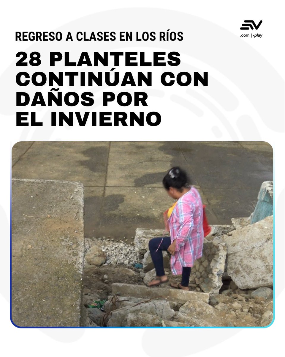 EcuavisaInforma's tweet photo. 📌🏫 En varios planteles, las clases ni siquiera han comenzado porque no hay condiciones, mientras la intervención anunciada sigue sin arrancar. Entre escombros y limpiezas improvisadas, se vive el regreso a las aulas en esa provincia. 📲 https://t.co/CtfVNKsTG9 https://t.co/0LL6Prpcug