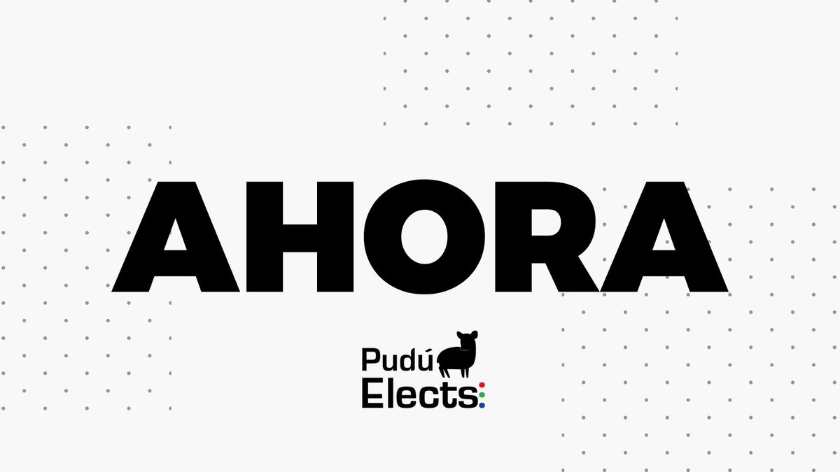Pudú Elects tweet media