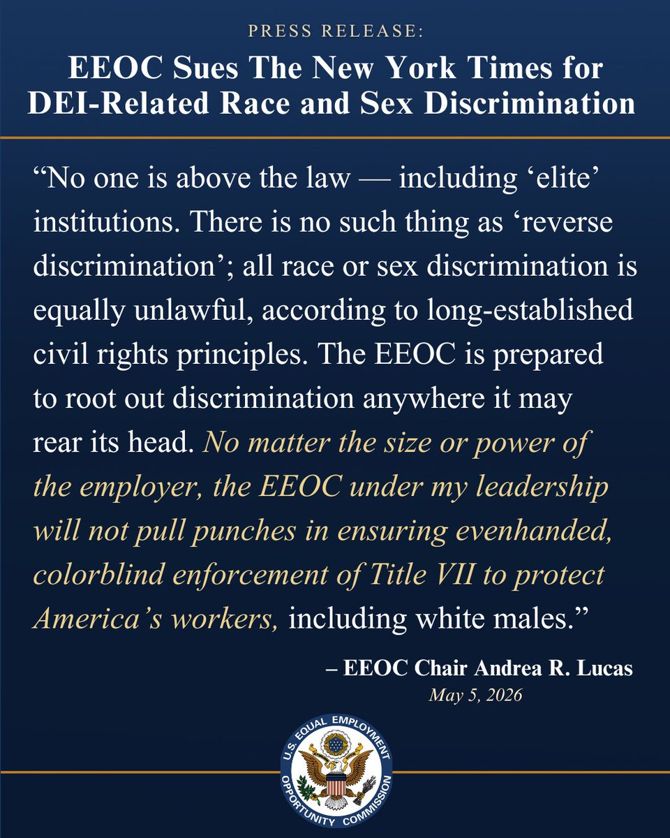 U.S. EEOC tweet media