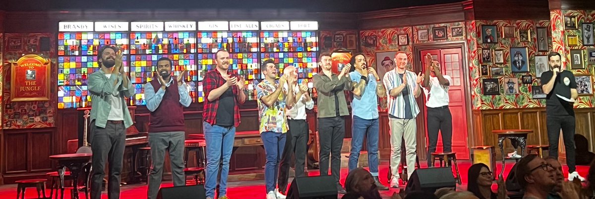 MANCTHEATRICAL's tweet photo. @choirofman Press Night @PalaceAndOpera - Clips from the finale tonight ft 300+ local & national Choirs. Great atmosphere. Theatre thatโs immersive & touring is a tricky formula to masterโฆ. But these x9 guys achieved just that. #CHOIROFMAN @MANCTHEATRICAL 3*** Review follows https://t.co/rcqLYD0wNh