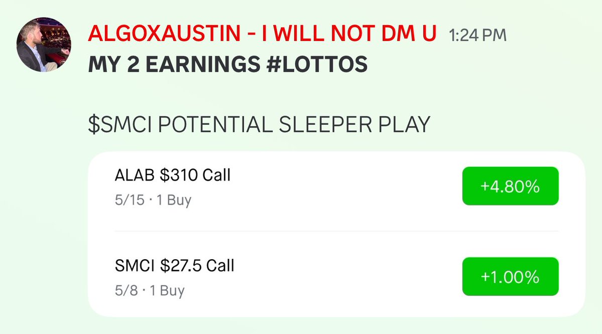 AlgoxTrading Group tweet media
