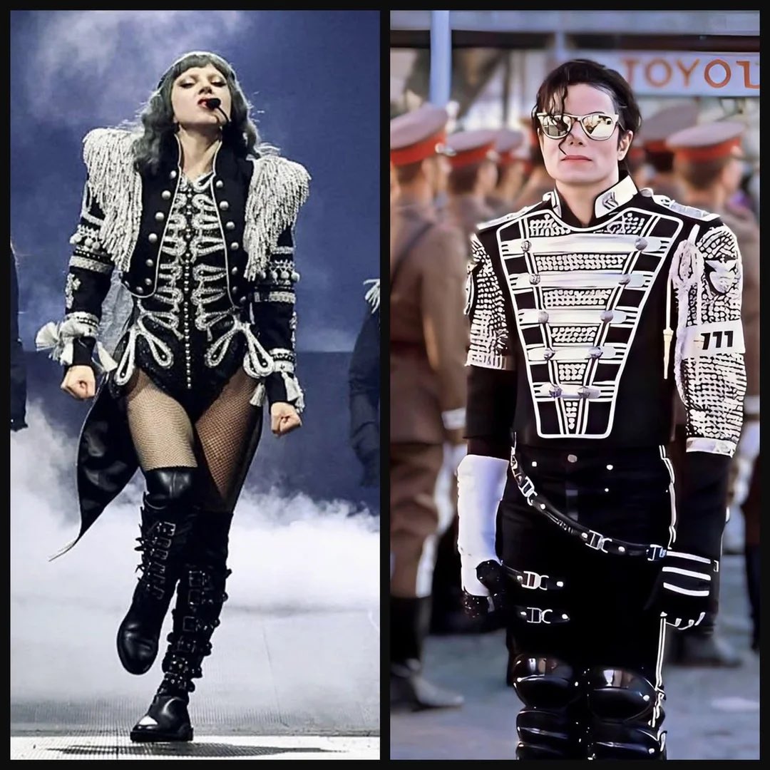 Lady Gaga and Michael Jackson are the only artists with two songs in the Top 10 on worldwide iTunes: 

Gaga: Runway, Shape Of A Woman
Michael: Billie Jean, Human Nature