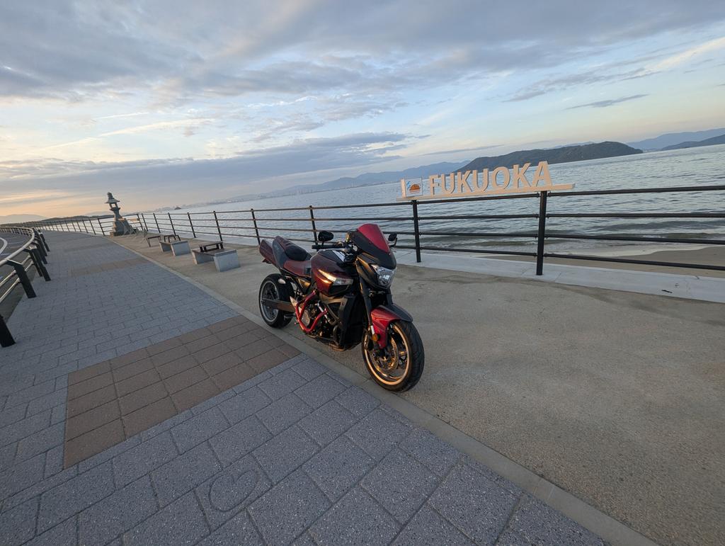 92hi6's tweet photo. ここ数年朝しかきてない🏍️ https://t.co/Tg2MCsfD0l