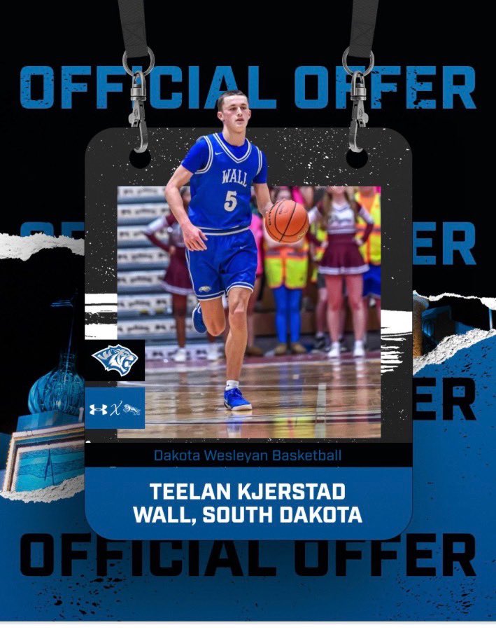 teelankjerstad1's tweet photo. After a great conversation with @SamNicholsonDWU I am blessed to say I have received my first offer from @DWUMBB! https://t.co/fw8MmbMCeK