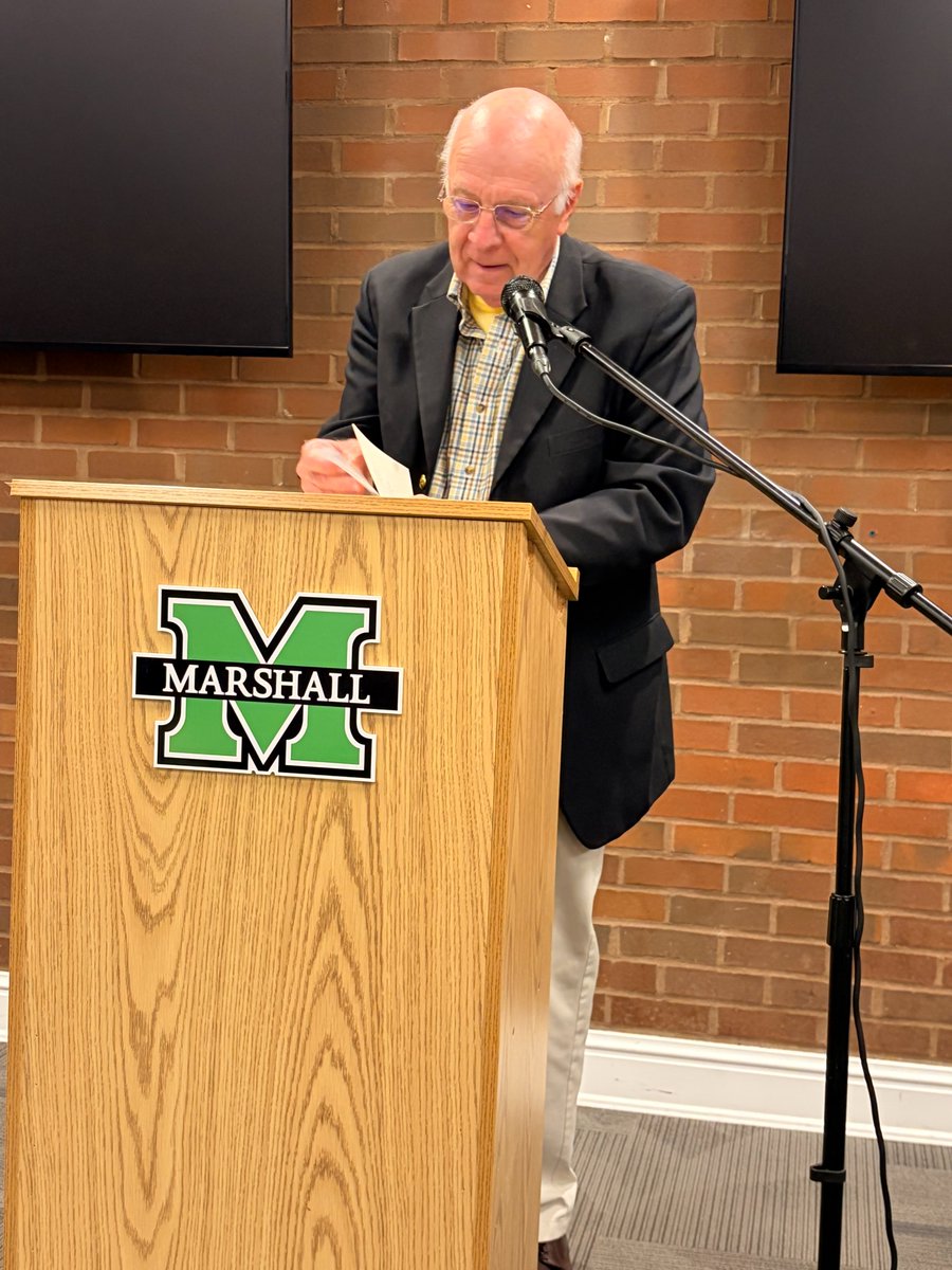MUVisitWriters's tweet photo. Some photos from our final 2025-2026 series reading, which featured some incredible poets: West Virginia Poet Laureate Marc Harshman and Marshall Professor Emerita Mary Barbara Moore! https://t.co/Y6k1bwy2bz