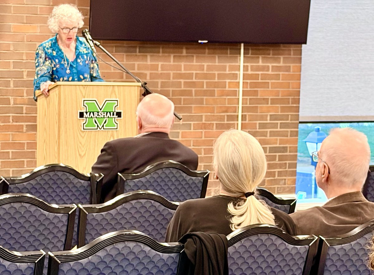 MUVisitWriters's tweet photo. Some photos from our final 2025-2026 series reading, which featured some incredible poets: West Virginia Poet Laureate Marc Harshman and Marshall Professor Emerita Mary Barbara Moore! https://t.co/Y6k1bwy2bz