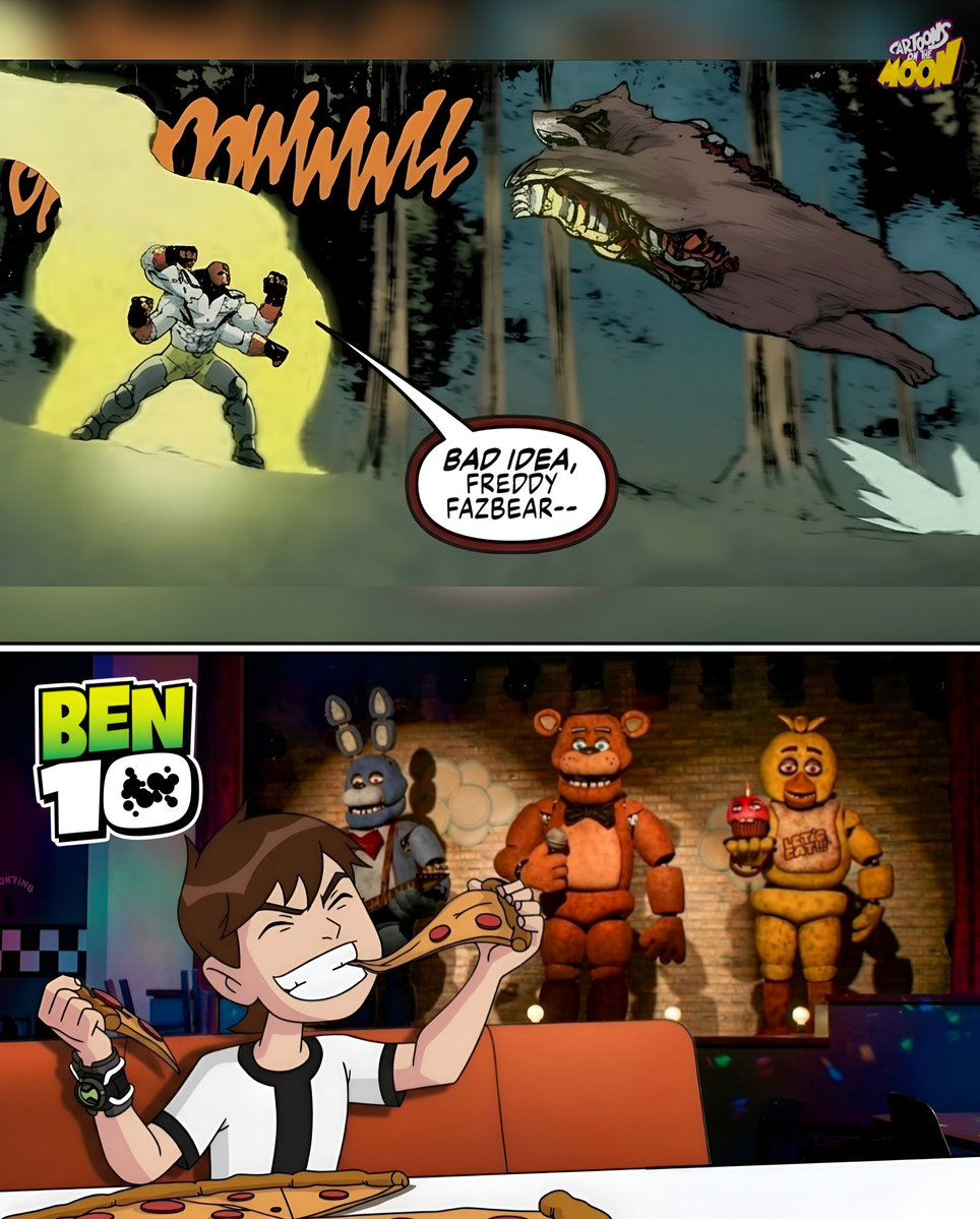El nuevo BEN 10 oficialmente es fan de Five Nights at Freddy's