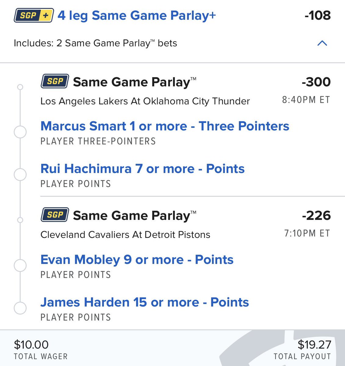 The Parlay Cafe tweet media