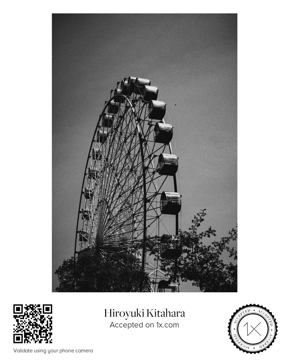 photo_nyahataki's tweet image. accepted観覧車

#モノクロ 
#monochrome