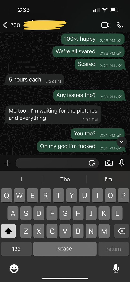 ibbysmb's tweet photo. Told one of our subs I was scared his crew might have done a bad job, since they messed up before.

I’m expecting homie to say “100% all good this time, everything’s perfect” and instead he tells me he’s scared too.

🤕 https://t.co/g8gz607mjS