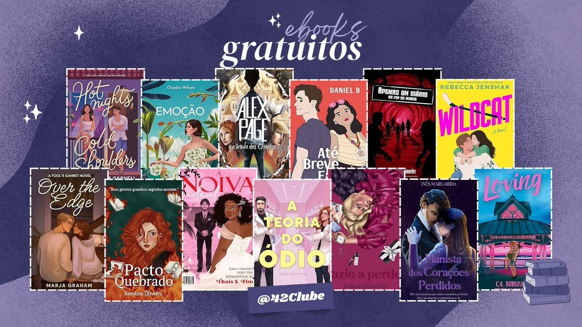 ☕︎ E-books GRATUITOS hj 05/05
                                                — a thread 💜
